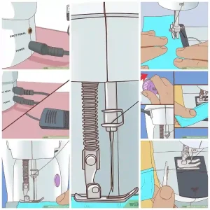Mini Sewing Machine Using Process